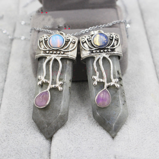 European And American Popular Crystal Sword Pendant