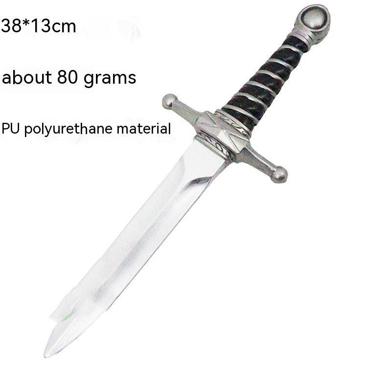 Simulation Small Dagger Sword Soft Rubber Weapon Model