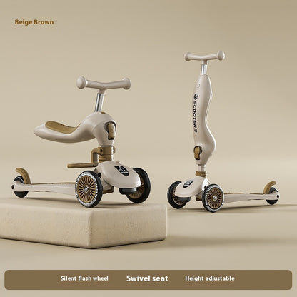 Children's Scooter Multifunctional Music Flash Scooter