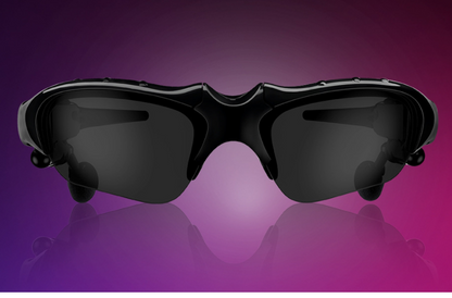 Black Music Stereo Bluetooth Glasses with Phone Wireless Earphones With Anti UV400 Polarizing Lens features