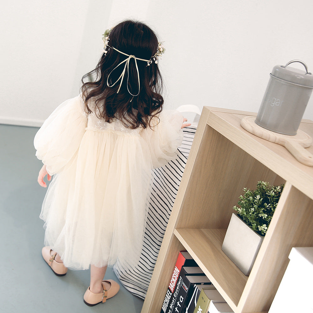 Girl Cute Net Gauze Sweet Princess Wind Dress