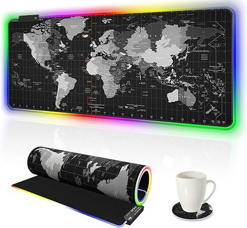 Gaming And Office USB RGB Backlit Mouse Pad