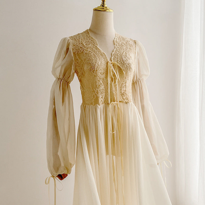 Wedding Robe Heavy Industry Luxury Noble Elegant Fairy Elegant Dress