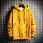 Fashion Printed Plus Size Sweater Coat Men's