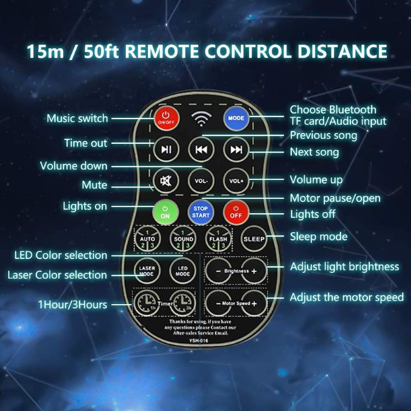 Bluetooth Music Starry Sky Projector - FLIPSTYLEZLLC
