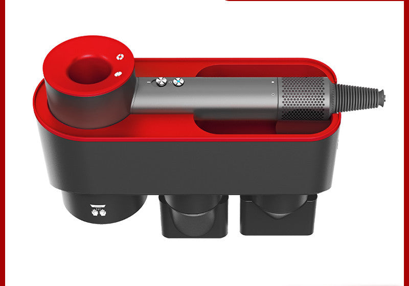 Hair Dryer Bracket Storage Rack Punch Free Cylinder