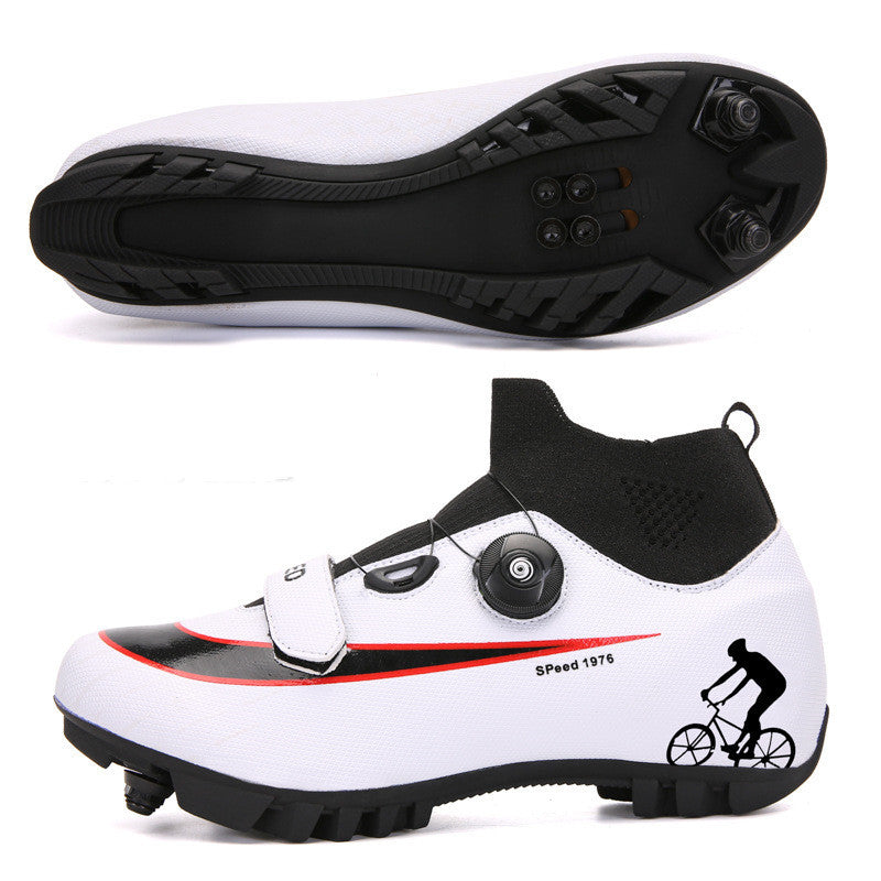 Outdoor Mountain Lock Cycling Shoes Men's Bicycle Power Shoes
