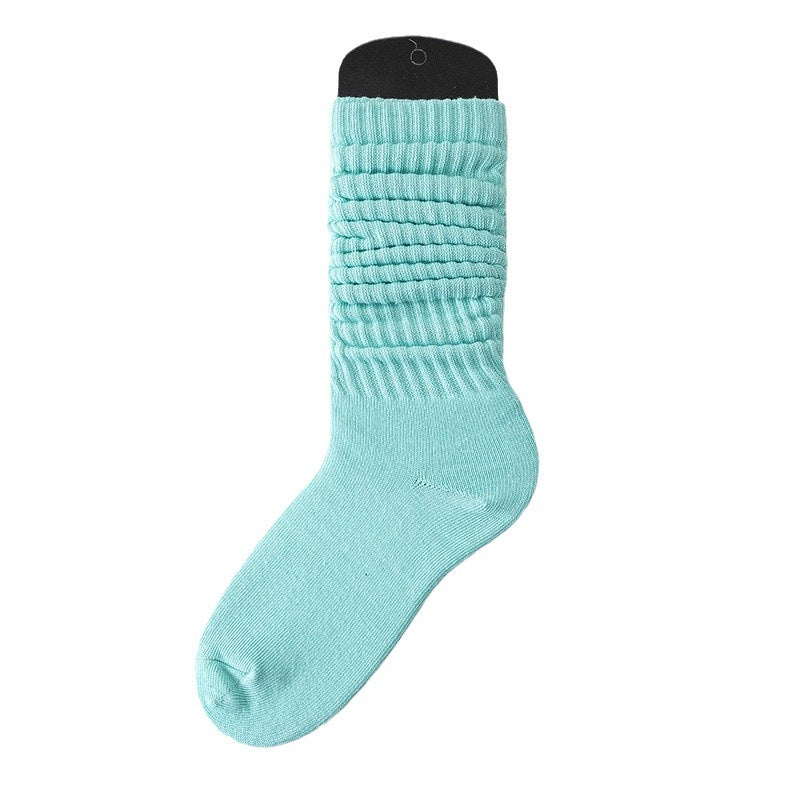 Lazy Bunching Socks European And American Extra Thick Fluffy Loop