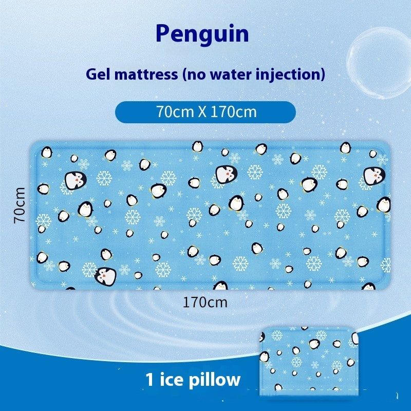 Gel Ice Pad Mattress Cooling Single PVC Cushion