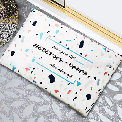 Diatomite soft foot pad absorbent quick drying antiskid bathroom mat