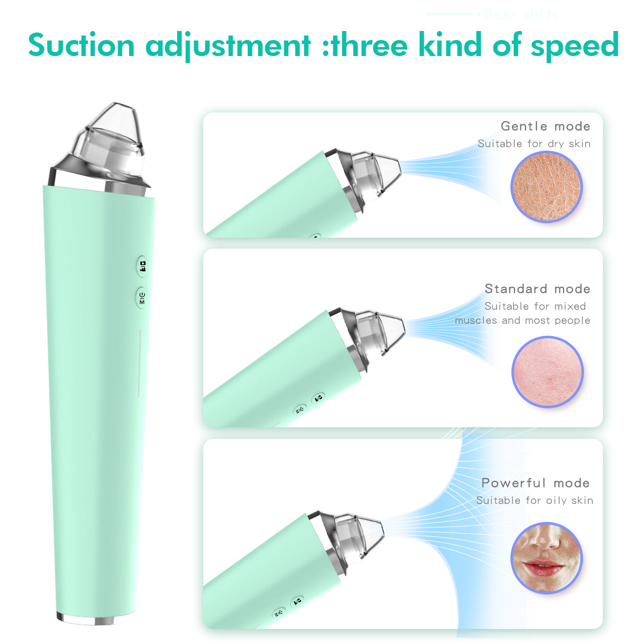 USB Rechargeable Vacuum Pimple Extractor Machine