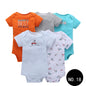 Baby Short Climb 5-piece Romper Boys and Girls Cotton One-piece Rompers