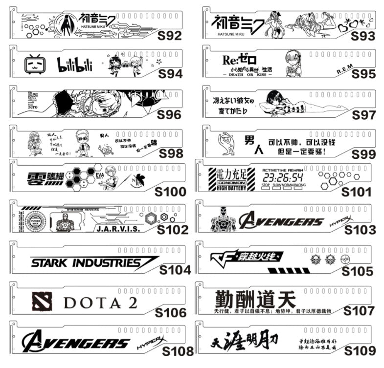 Colorful AURA Lamp Light Board RGB Graphics Card Holder Bracket