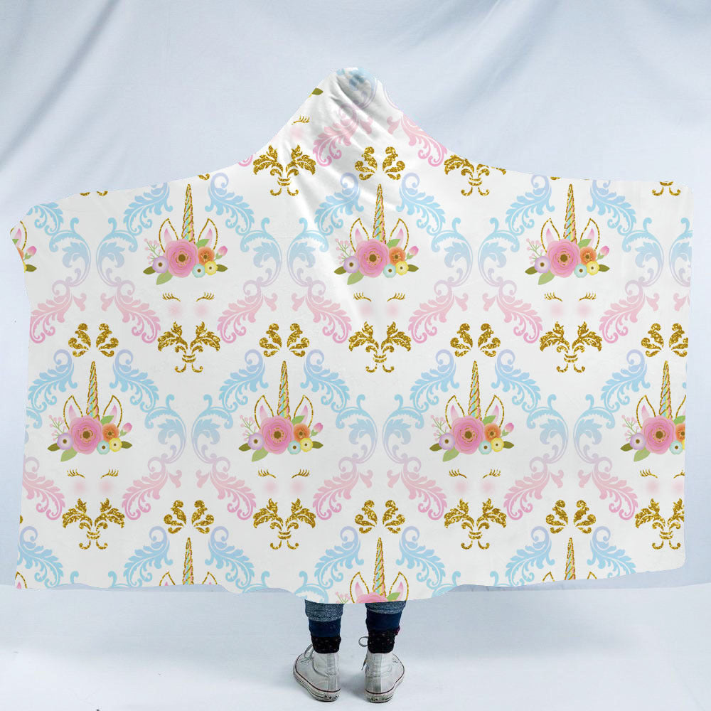 Portable 3D Printed Hooded Blanket To Keep Warm For Adults And Children