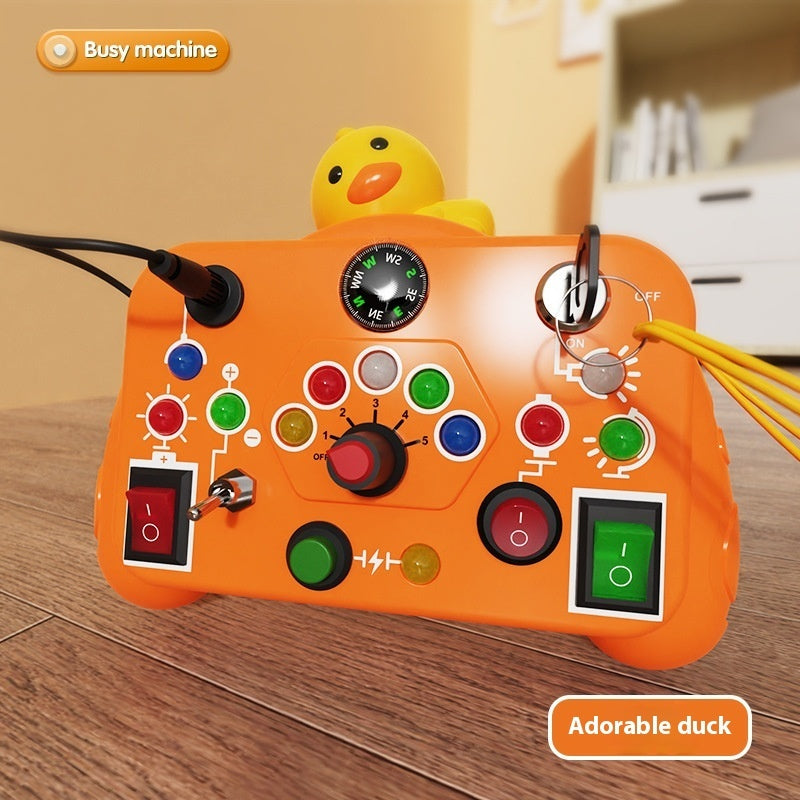 Simple Puzzle Toys For Young Children Busy Board