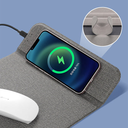 Multi-function 15w Bracket Wireless Rechargeable Mouse Pad
