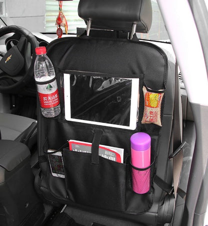 Compatible with Apple, Car storage bag car seat back pocket bag car with IPAD bag 600D Oxford cloth
