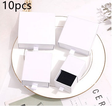 Paper Box Custom Jewelry Box Chic Small Jewerly Packaging Display For Necklace Bulk Drawer Cardboard Gift Box