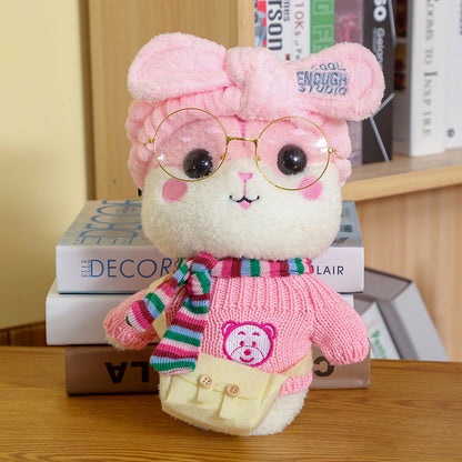 Cute net red hamster doll