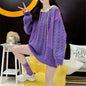 Plus Size Women's Stitching Hooded Sweater New Style