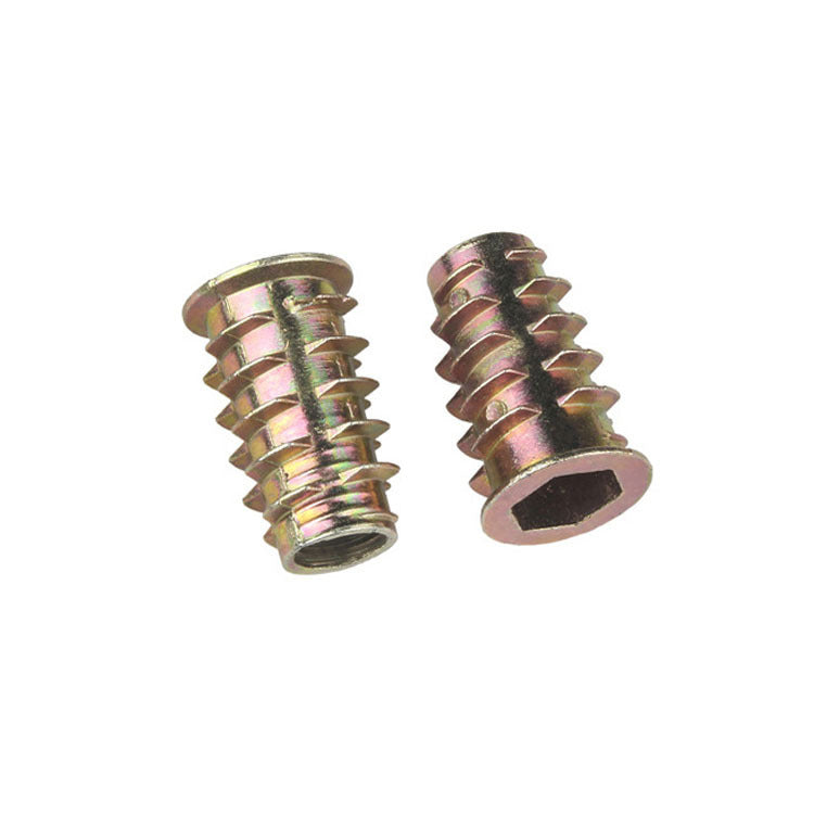 Zinc Alloy Inner And Outer Trapezoidal Nuts For Furniture