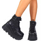Platform Shoes Boots Women Winter Shoes Genuine Leather - FLIPSTYLEZLLC