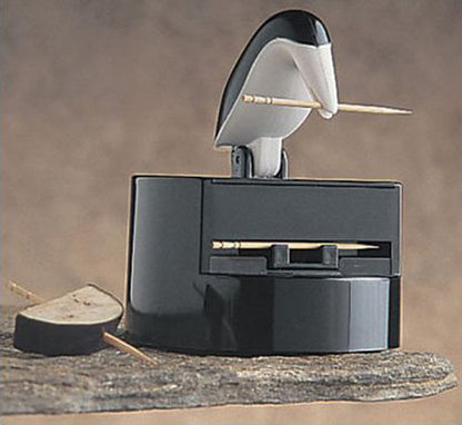 Little penguin toothpick dispenser
