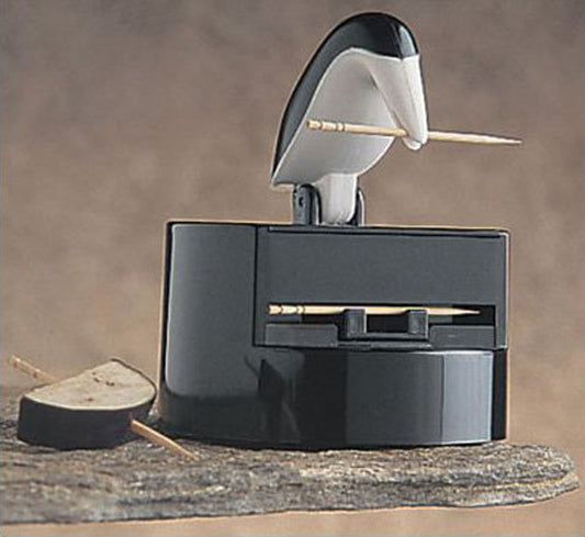 Little penguin toothpick dispenser