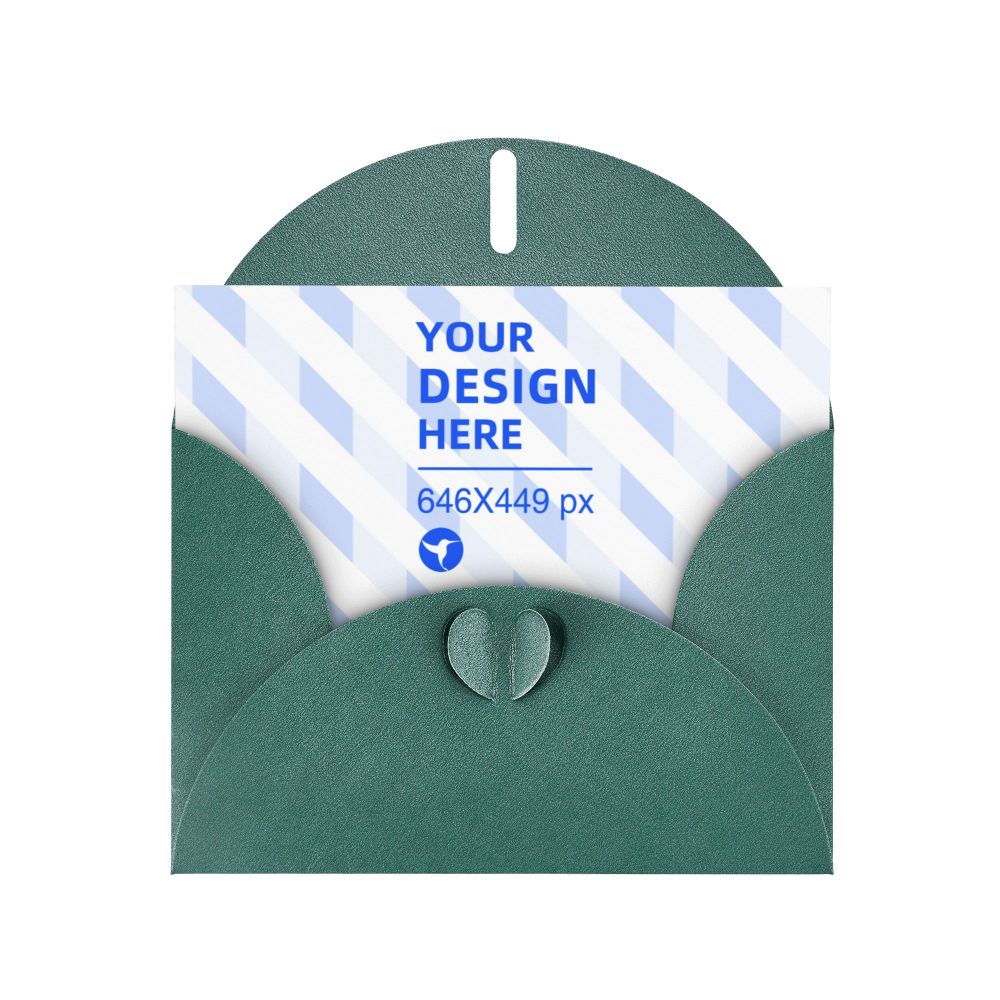 Horizontal Thick And Tough Pearl Paper Holiday Card