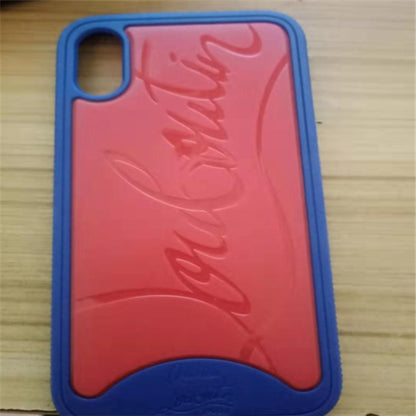 Red bottom rivet phone case