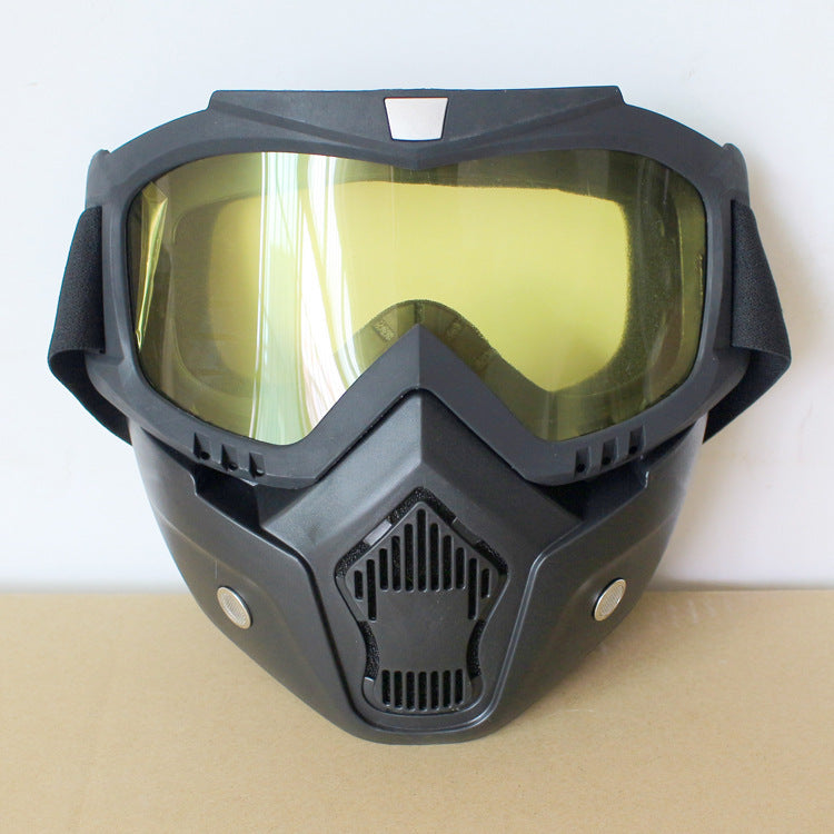Motorcycle Cross-country Helmet Glasses Knight Mask