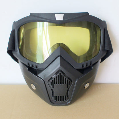 Motorcycle Cross-country Helmet Glasses Knight Mask