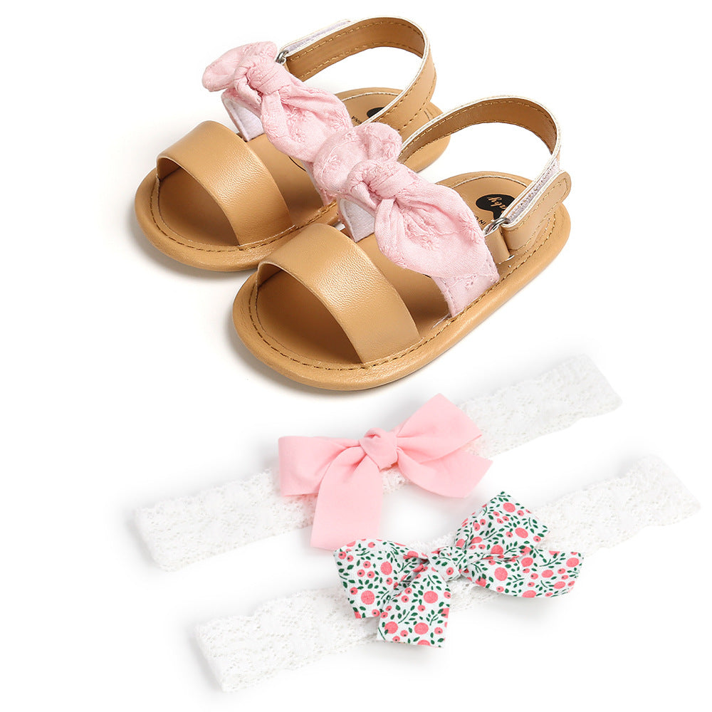 New Spring And Summer Baby Sandals 2-piece Set