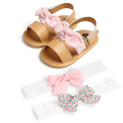 New Spring And Summer Baby Sandals 2-piece Set