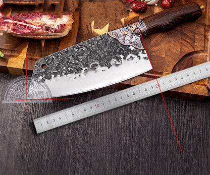 Household Chopping Knife With Forging And Beating Longquan Kitchen
