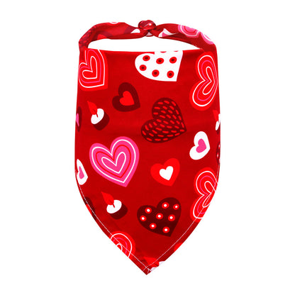 Pet Clothing Love Saliva Towel