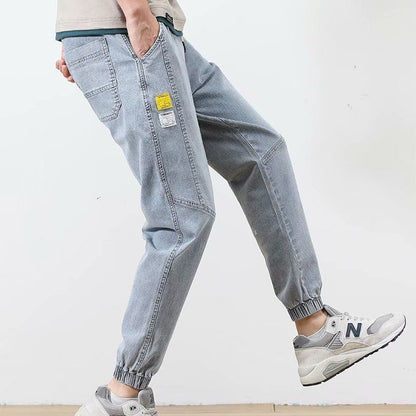 Jeans men's trendy brand loose