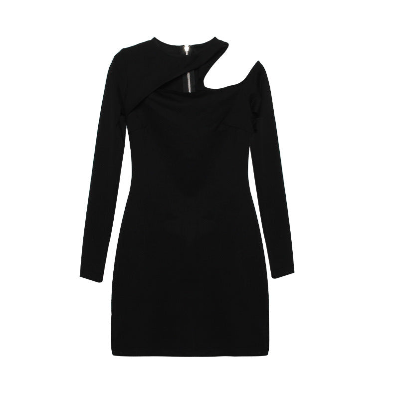 NEW BLACK SEXY Autumn of OFF SHOULDER DRESS FOR WOMEN