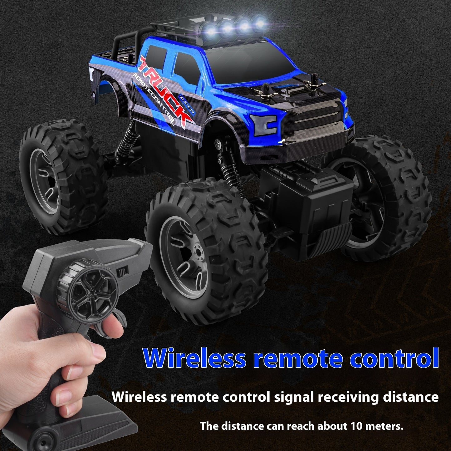 Bigfoot Remote Control Car 24G Rock Crawler Bull Wheel Off-road Vehicle Drop-resistant Stunt