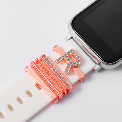 Rose Gold English Alphabet Buckle