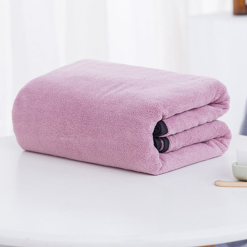 Coral Fleece Adult Household Absorbent Soft Bath Towel