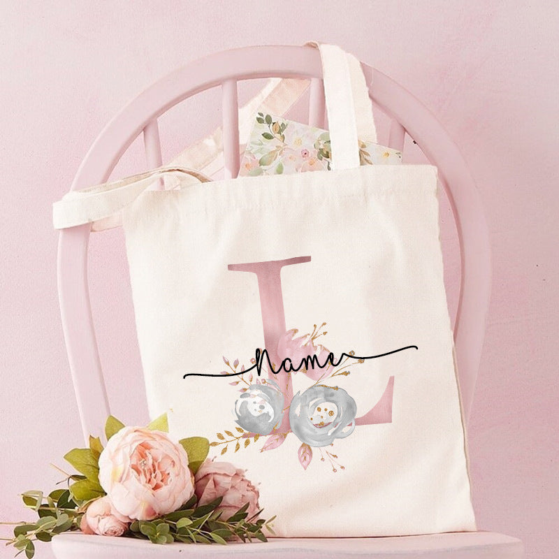 Monogrammed Canvas Bag Women's Tote