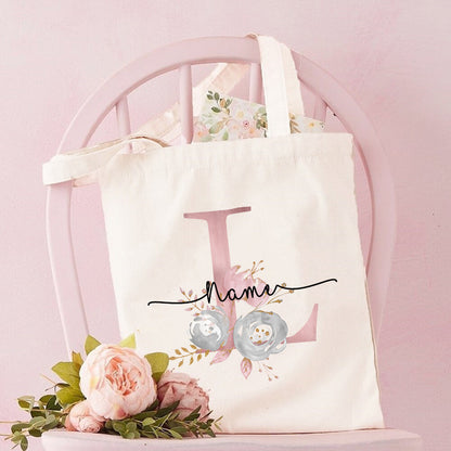 Monogrammed Canvas Bag Women's Tote
