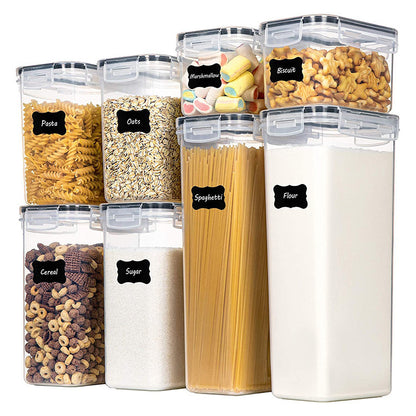 Airtight Cereal Storage Container – Large BPA-Free Plastic Pantry Crisper with Pour Spout