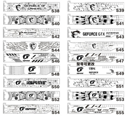 Colorful AURA Lamp Light Board RGB Graphics Card Holder Bracket