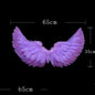 Wings Props Flower Girl Dress Up Halloween Christmas Show Feather Wings