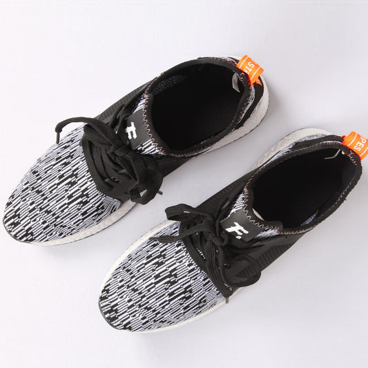 Flying weaving running shoes