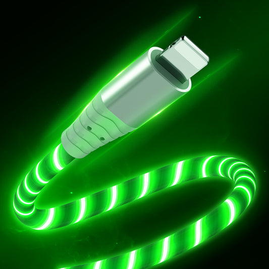 Fast Charging And Luminous Mobile Phone Data Cable