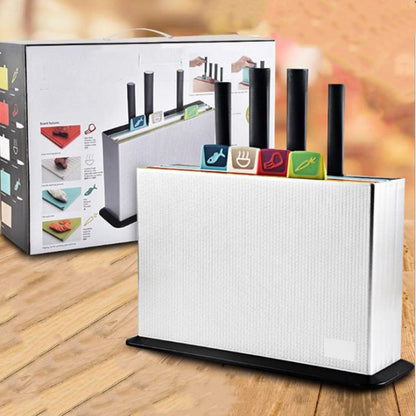 Stainless Steel Gift Knife With Cutting Board Suit