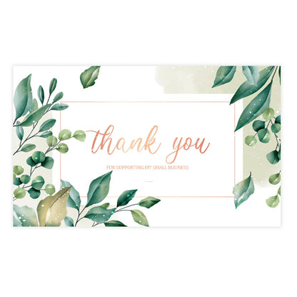 English Holiday Thank You Simple And DIY Creative Greeting Card